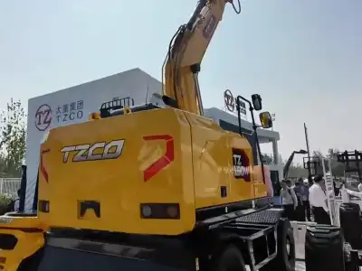 TZCO Launches Its First 15-Ton Wheeled Excavator